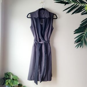 Premise Dress wrap me elegant office work belted